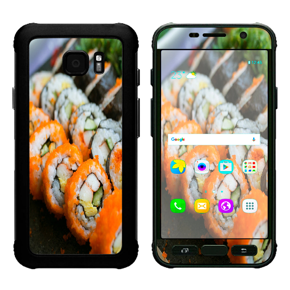  Sushi Rolls Eat Foodie Japanese Samsung Galaxy S7 Active Skin