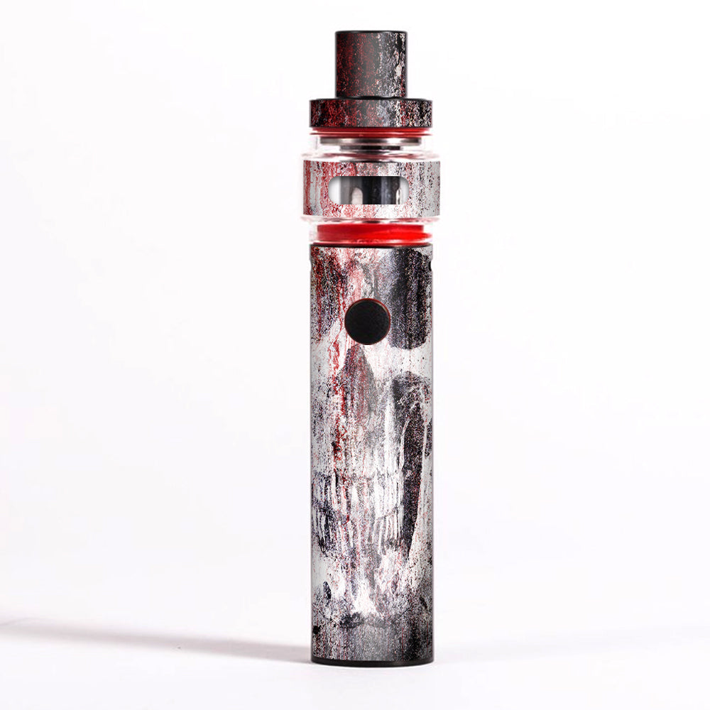 Skin Decal for Smok Pen 22 Starter Light Edition Vape / tattered skull blood skull dead itsaskin.com Skin Decal for Smok Pen 22 Starter Light Edition Vape / tattered skull blood skull dead itsaskin.com