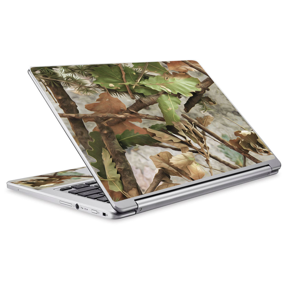  Tree Camo Real Oak Acer Chromebook R13 Skin