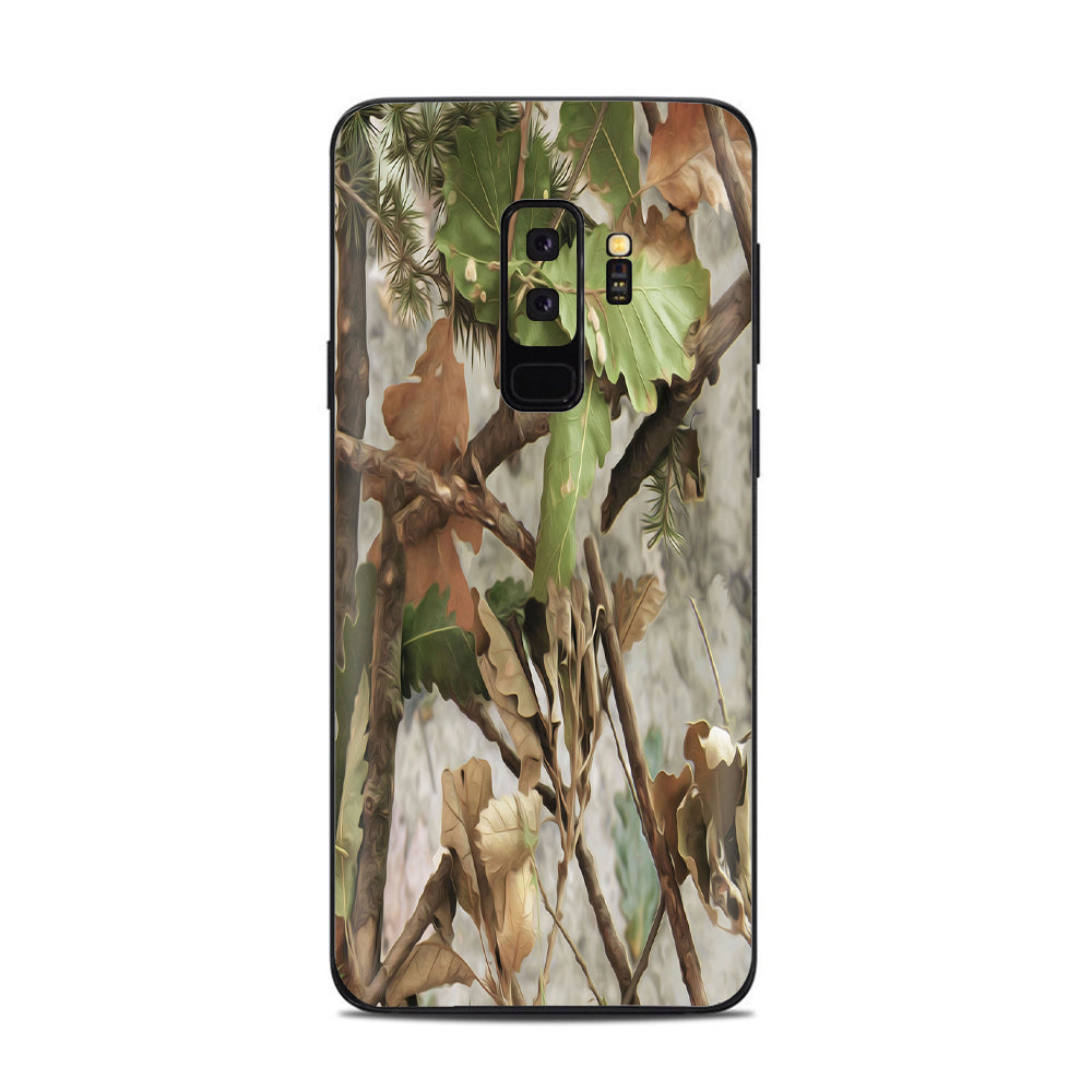  Tree Camo Real Oak Samsung Galaxy S9 Plus Skin