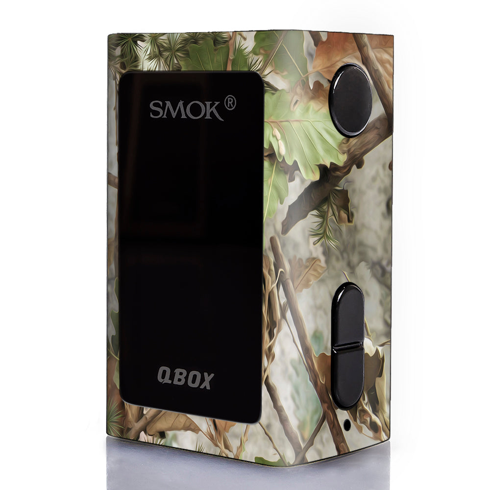  Tree Camo Real Oak Smok Qbox 50w tc Skin