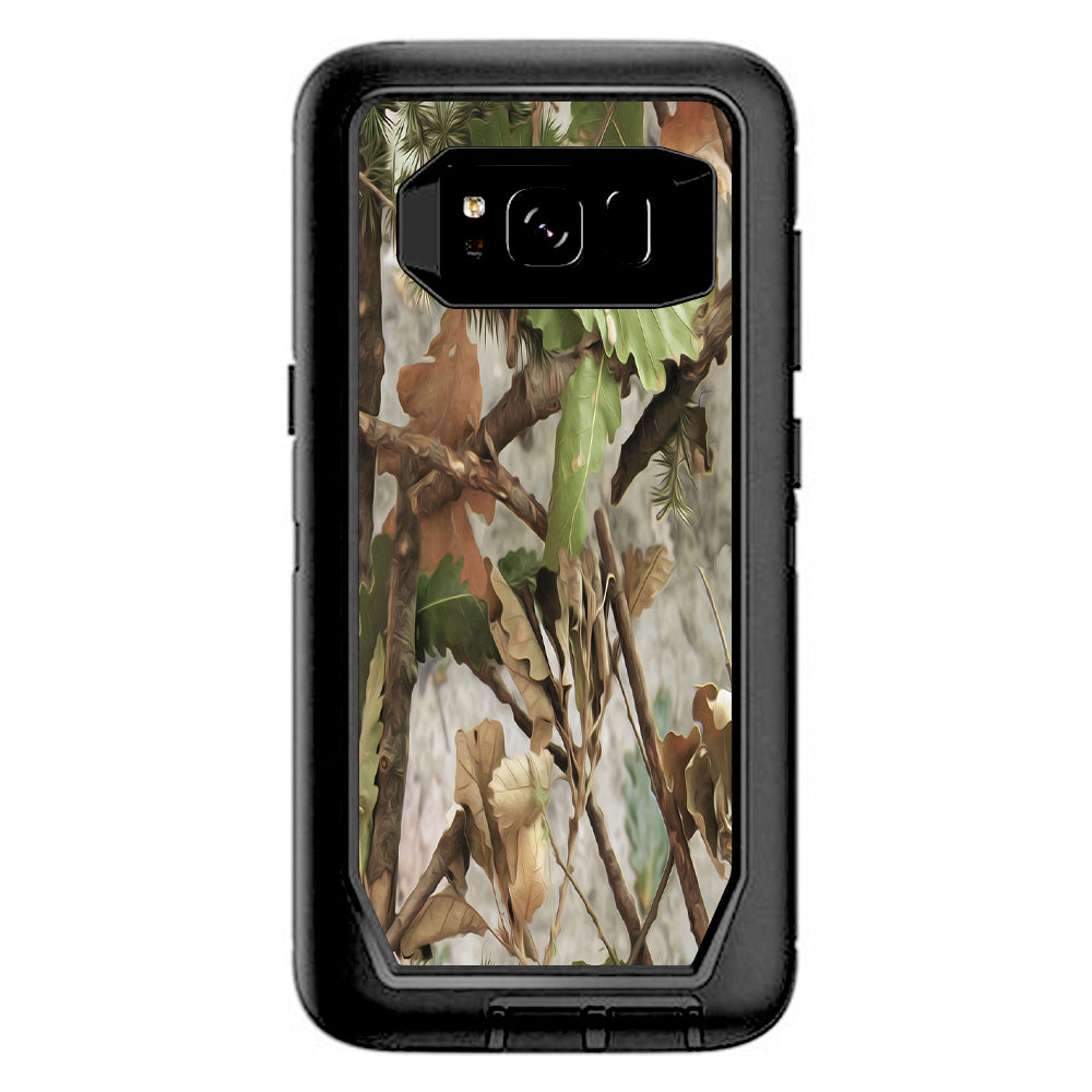  Tree Camo Real Oak Otterbox Defender Samsung Galaxy S8 Skin