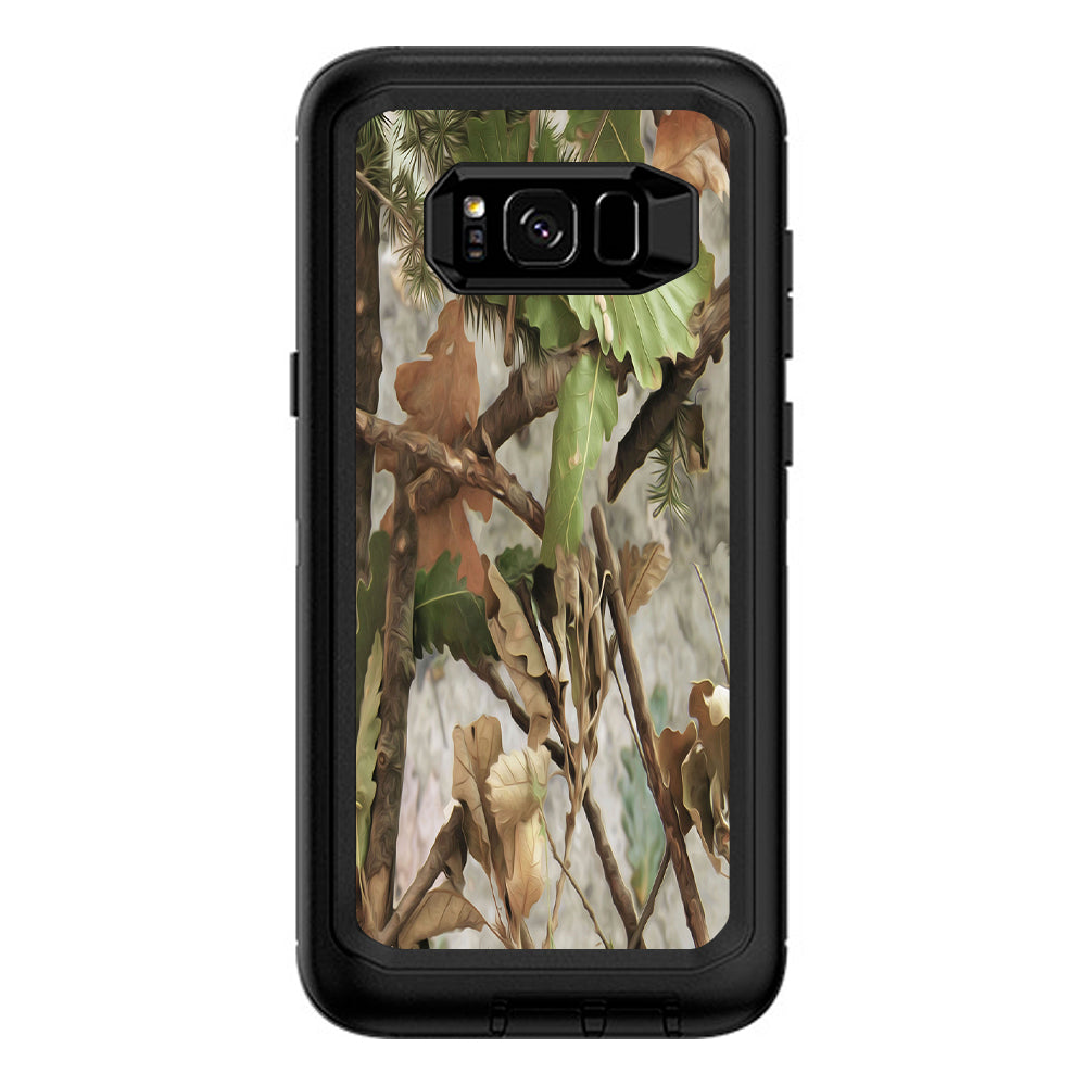  Tree Camo Real Oak Otterbox Defender Samsung Galaxy S8 Plus Skin
