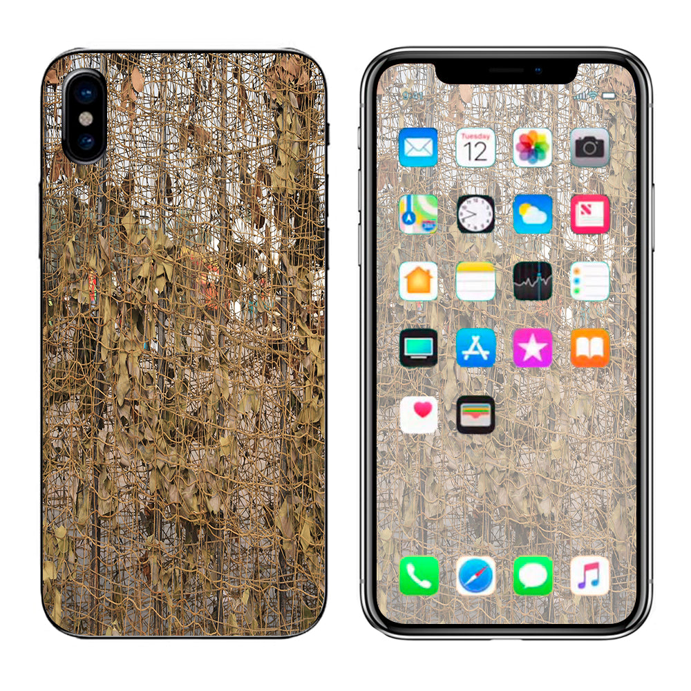  Tree Camo Net Camouflage Military Apple iPhone X Skin