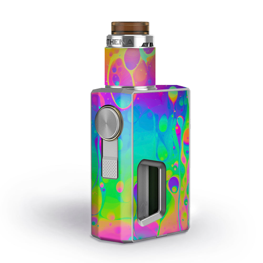  Trippy Tie Die Colors Dripping Lava Geekvape Athena Squonk Skin