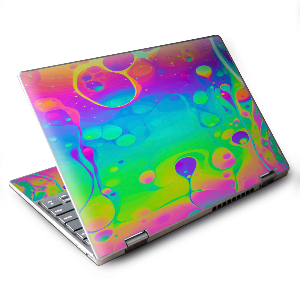  Trippy Tie Die Colors Dripping Lava Lenovo Yoga 710 11.6" Skin