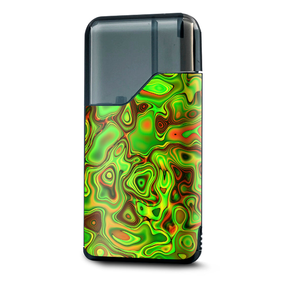  Green Glass Trippy Psychedelic Suorin Air Skin