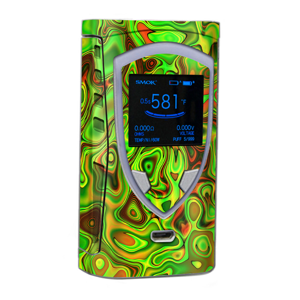  Green Glass Trippy Psychedelic Smok Pro Color Skin