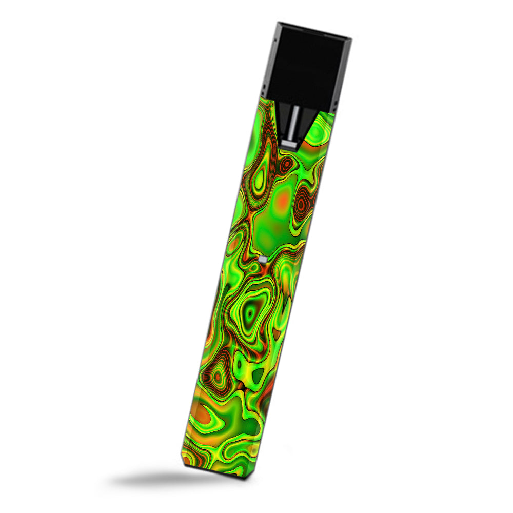  Green Glass Trippy Psychedelic Smok Fit Ultra Portable Skin