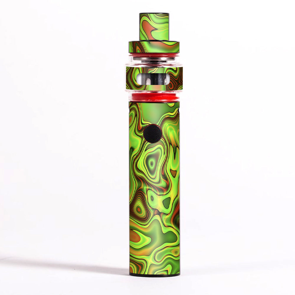  Green Glass Trippy Psychedelic Smok Pen 22 Light Edition Skin
