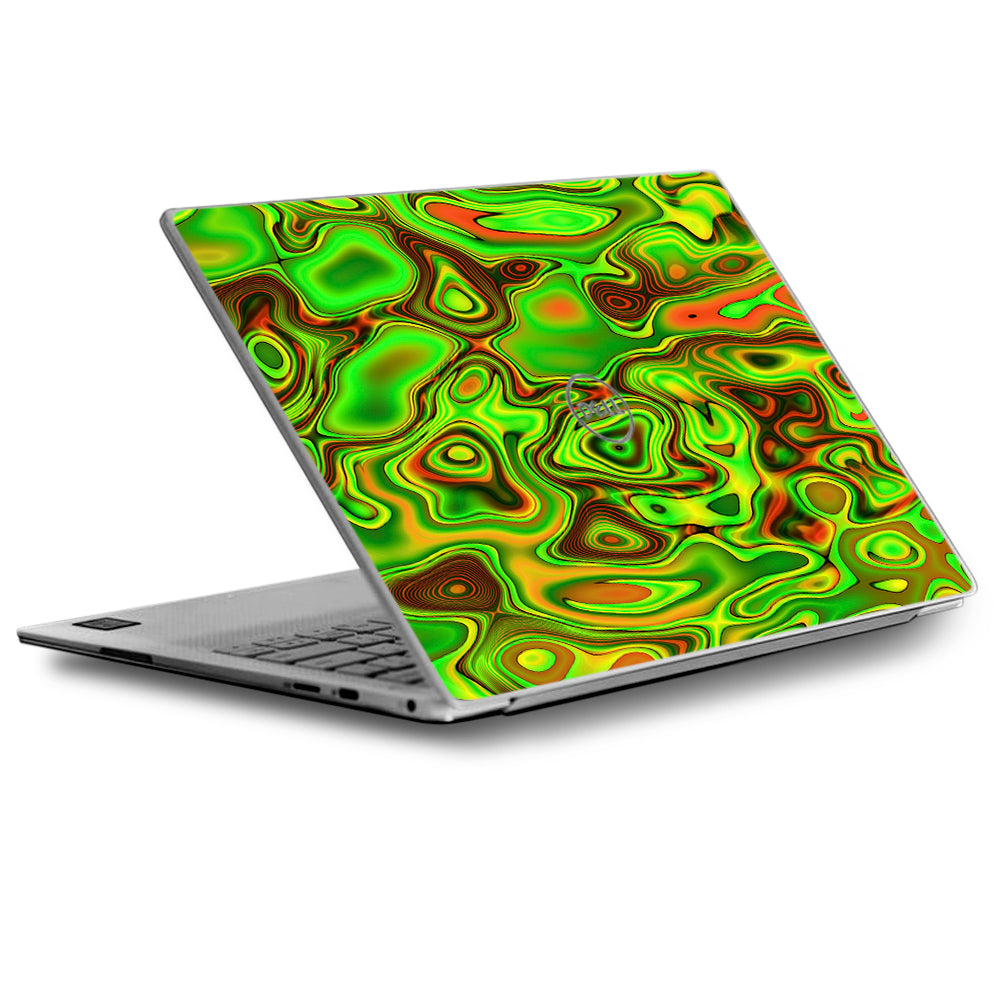  Green Glass Trippy Psychedelic Dell XPS 13 9370 9360 9350 Skin