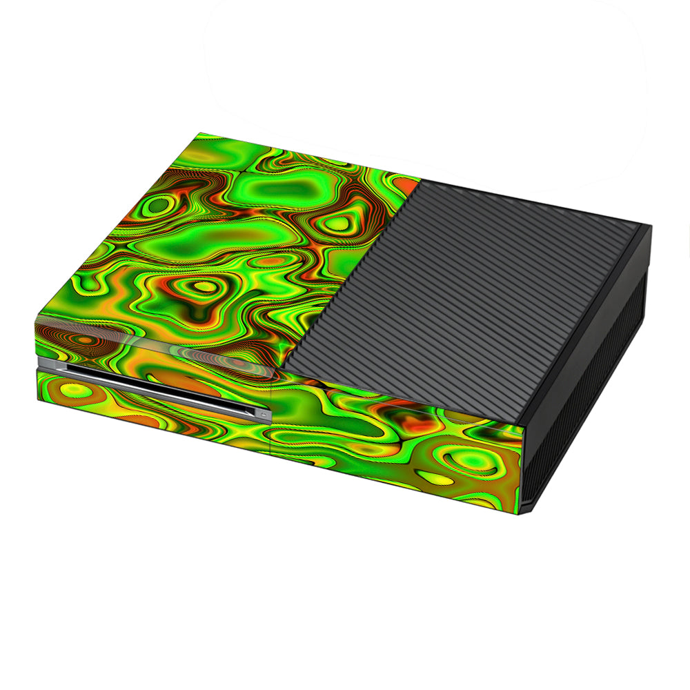  Green Glass Trippy Psychedelic Microsoft Xbox One Skin
