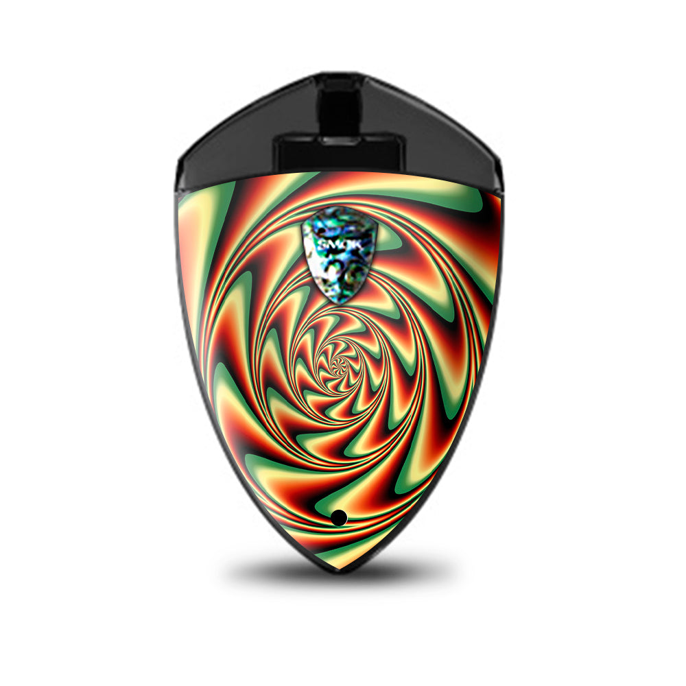  Trippy Motion Moving Swirl Illusion Smok Rolo Badge Skin