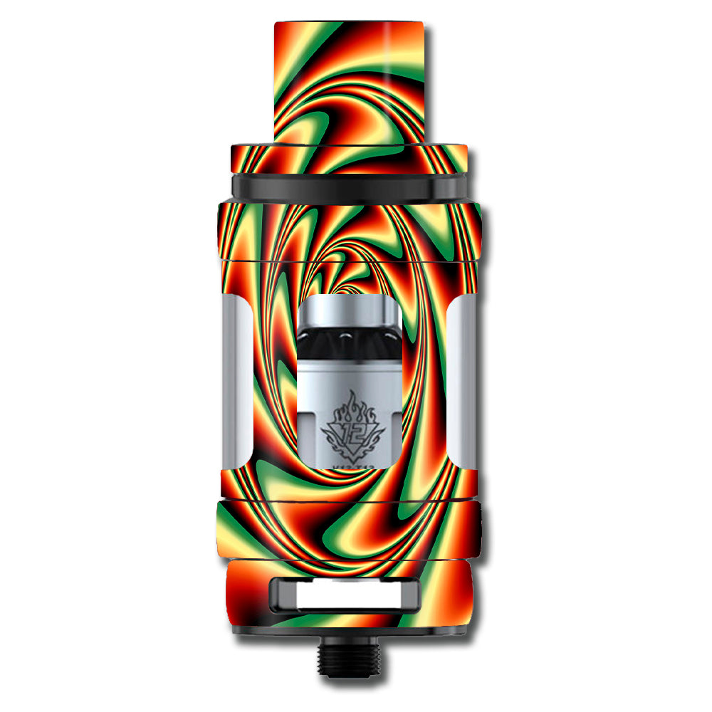Trippy Motion Moving Swirl Illusion Smok TFV12 Cloud King Beast Skin Trippy Motion Moving Swirl Illusion Smok TFV12 Cloud King Beast Skin