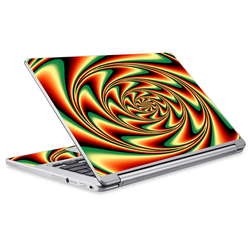  Trippy Motion Moving Swirl Illusion Acer Chromebook R13 Skin