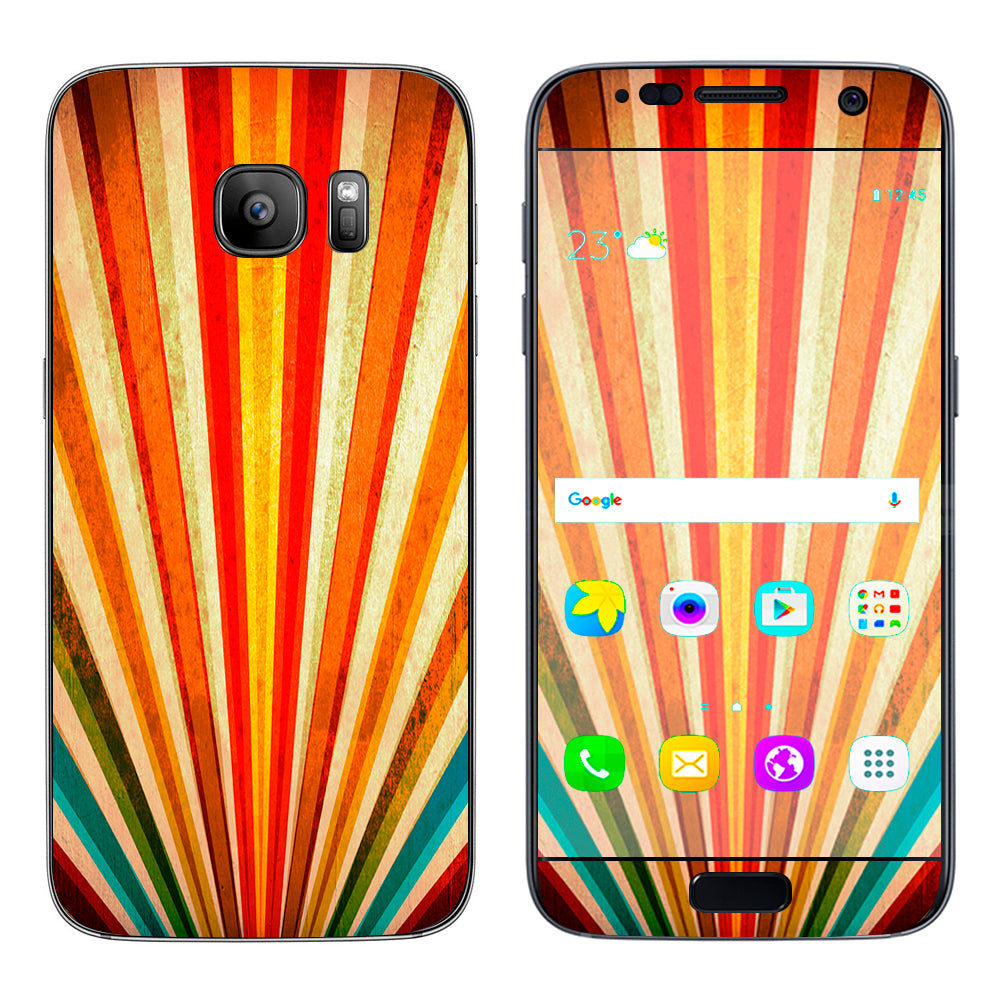  Sunbeams Colorful Samsung Galaxy S7 Skin