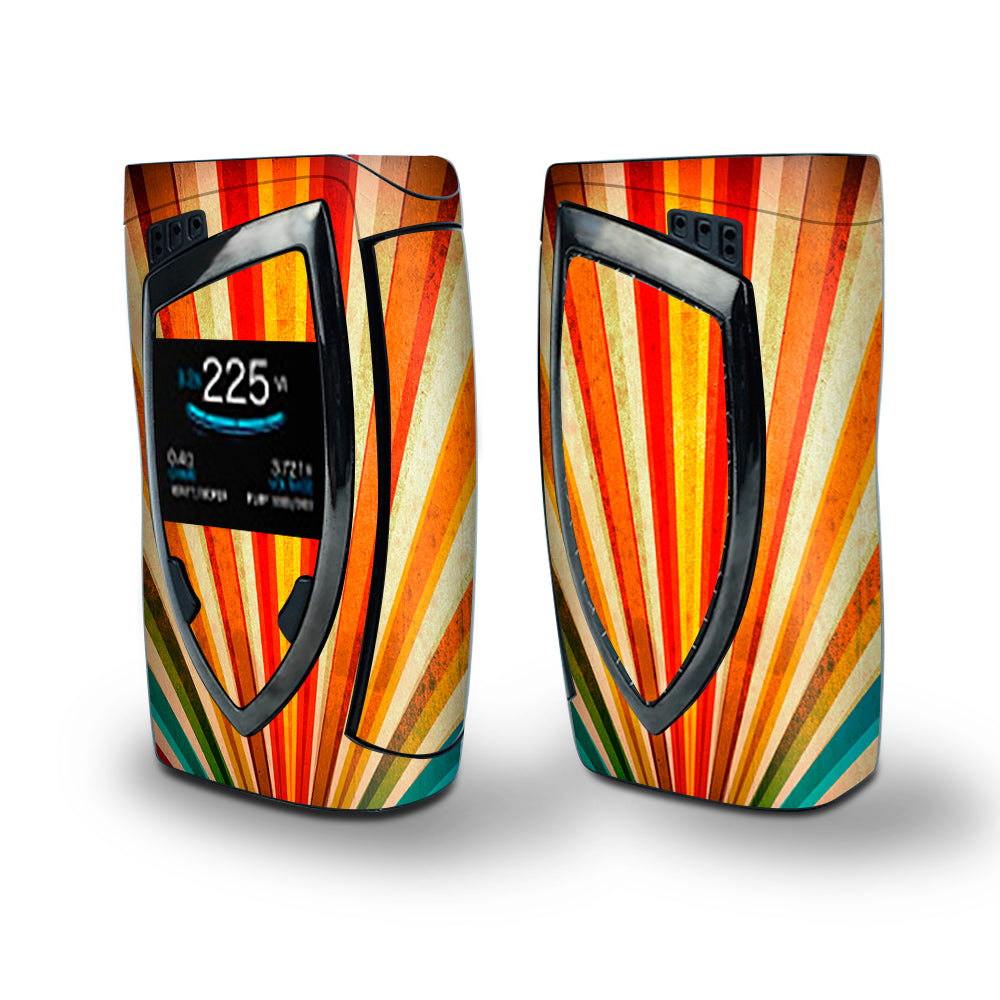 Skin Decal Vinyl Wrap for Smok Devilkin Kit 225w Vape (includes TFV12 Prince Tank Skins) skins cover / Sunbeams Colorful