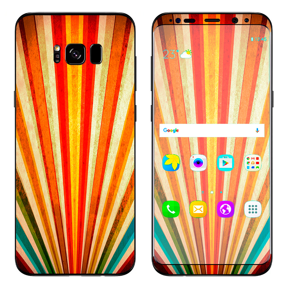  Sunbeams Colorful Samsung Galaxy S8 Skin