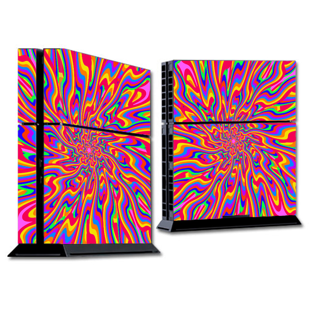  Optical Illusion Colorful Holographic Sony Playstation PS4 Skin