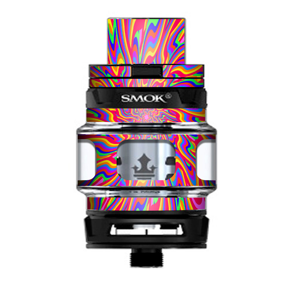  Optical Illusion Colorful Holographic Prince TFV12 Tank Smok Skin