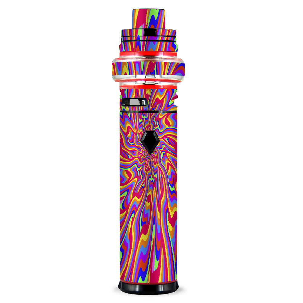  Optical Illusion Colorful Holographic Smok stick V9 Max Skin