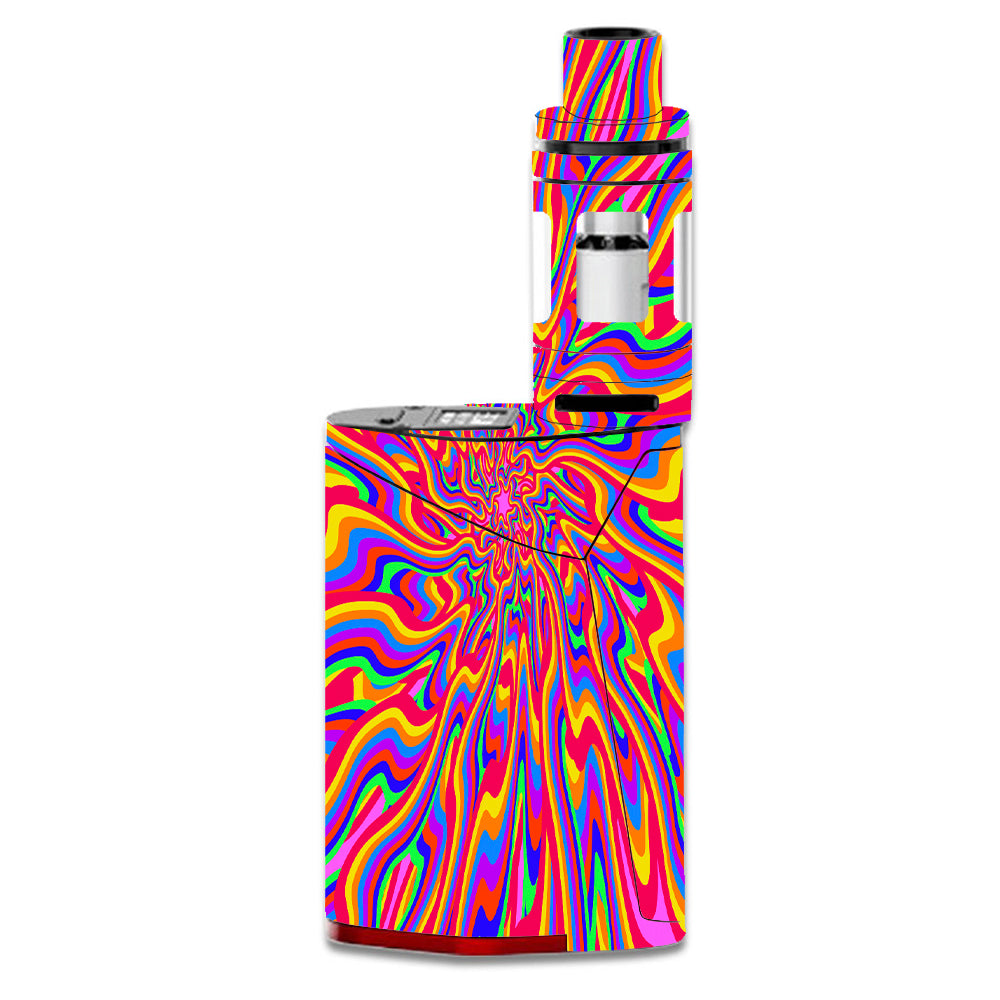 Optical Illusion Colorful Holographic Smok GX350 Skin