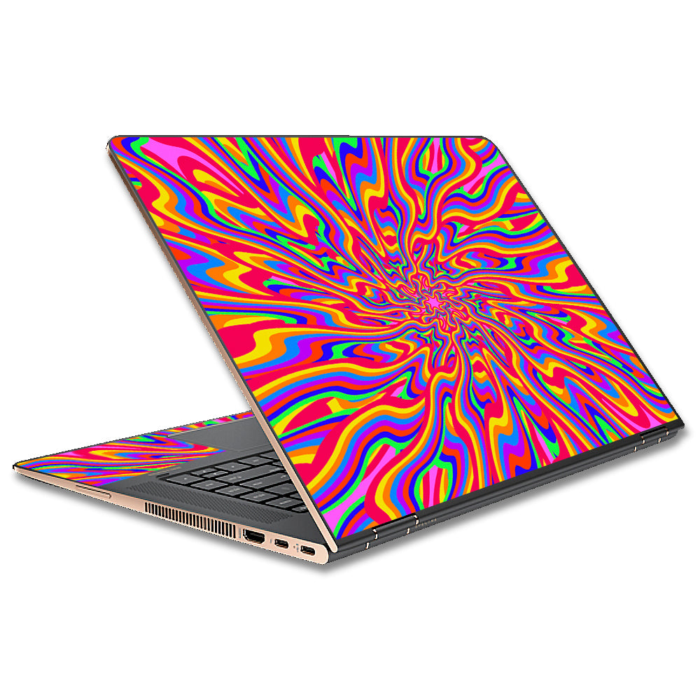  Optical Illusion Colorful Holographic HP Spectre x360 13t Skin