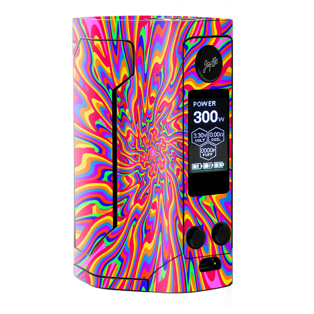  Optical Illusion Colorful Holographic Wismec Gen 3 300w Skin