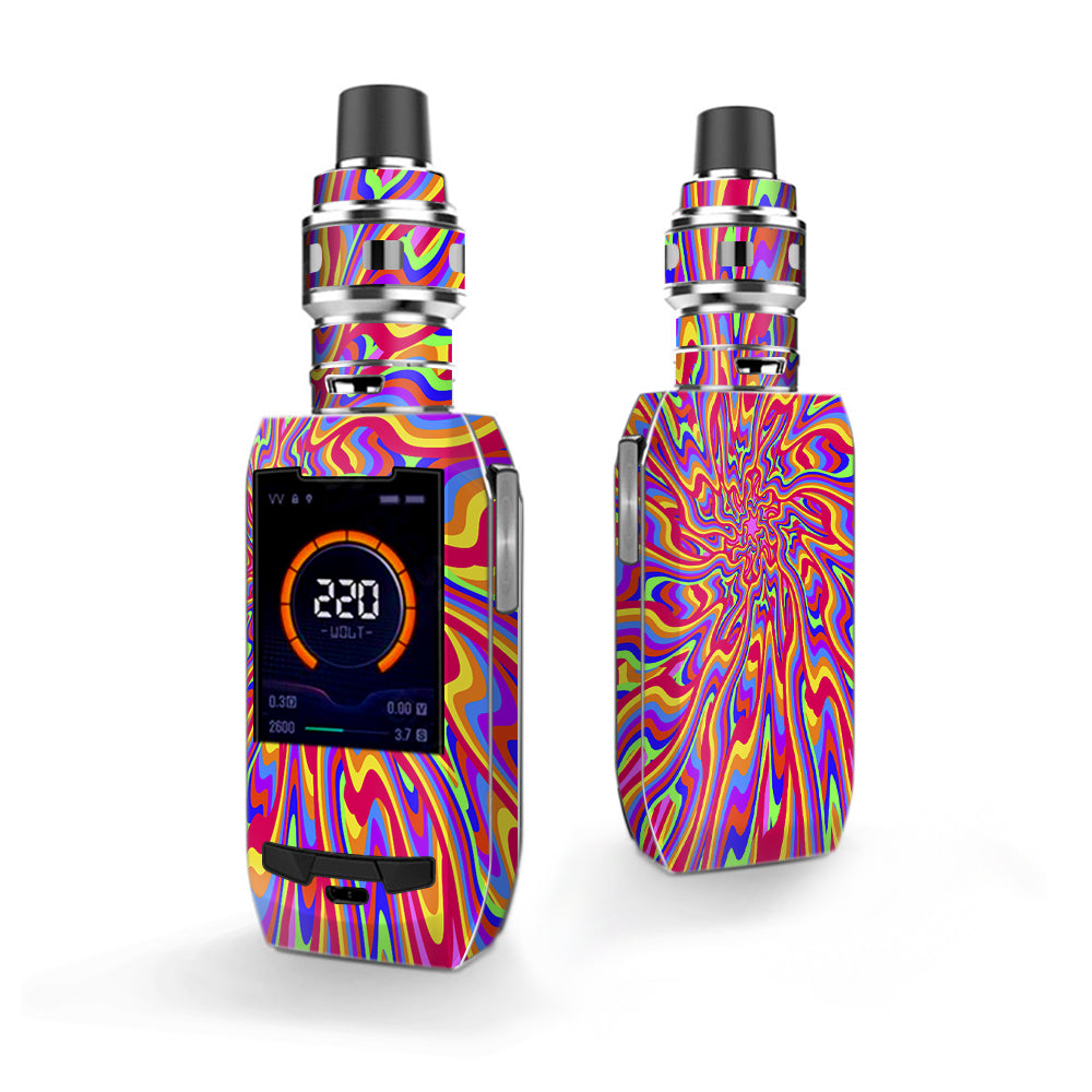 elfbar nachfüll pod läuft aus Trippy Hologram Dizzy Vaporesso Polar 220W Skin