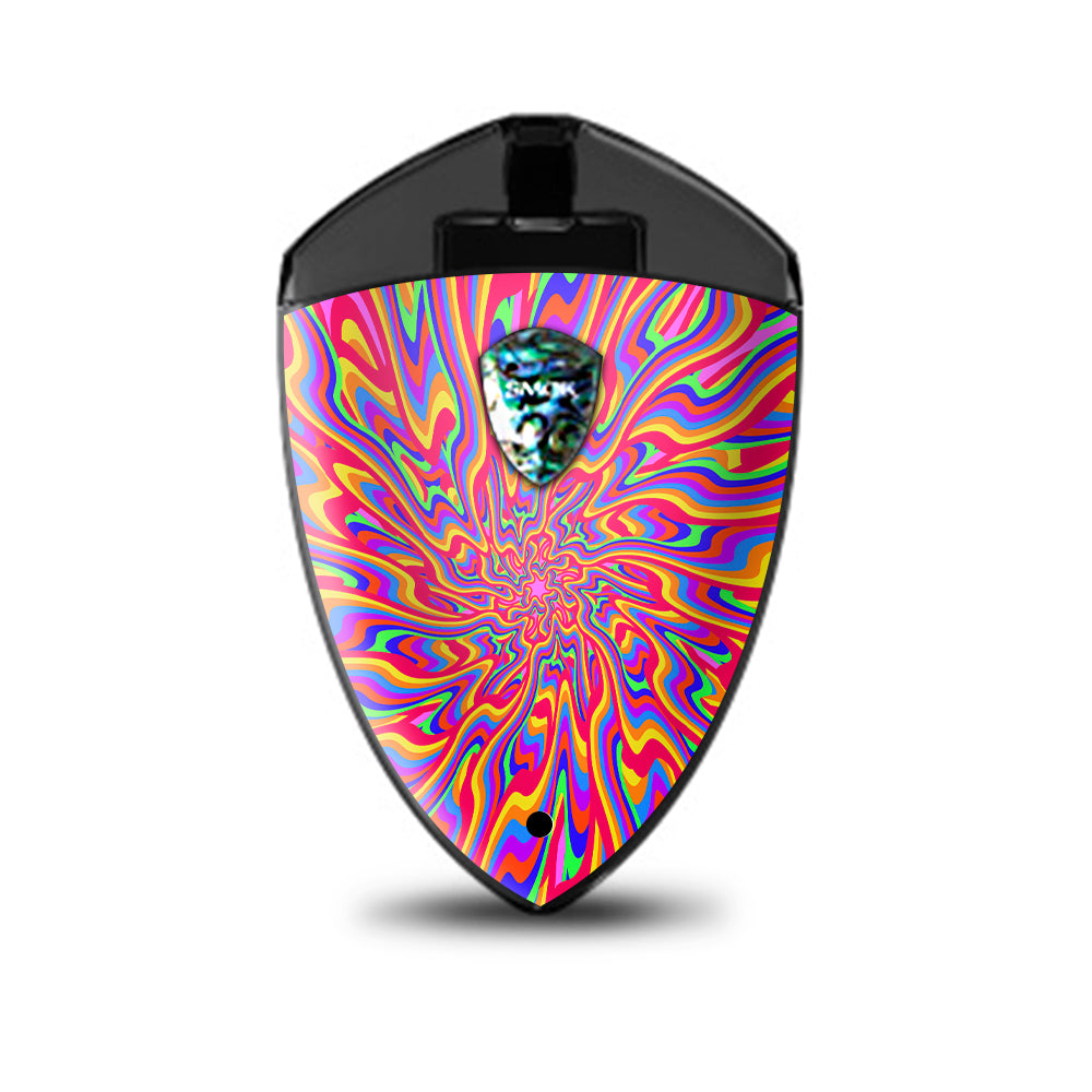  Optical Illusion Colorful Holographic Smok Rolo Badge Skin