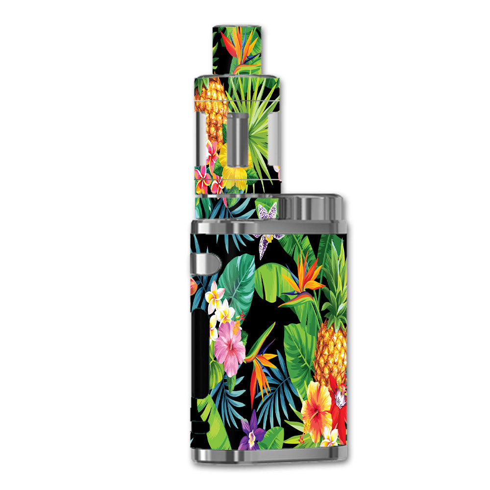  Tropical Flowers Pineapple Hibiscus Hawaii eLeaf iStick Pico 75w Skin