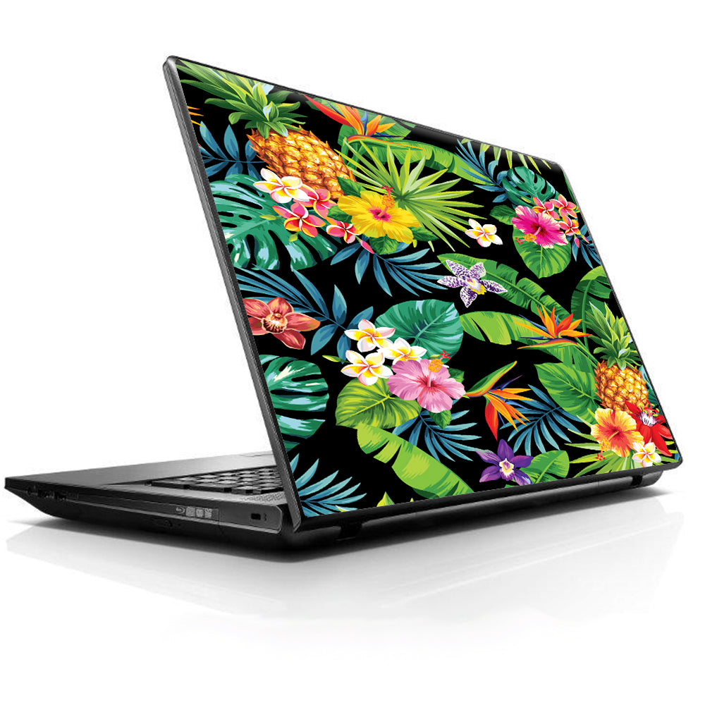  Tropical Flowers Pineapple Hibiscus Hawaii HP Dell Compaq Mac Asus Acer 13 to 16 inch Skin