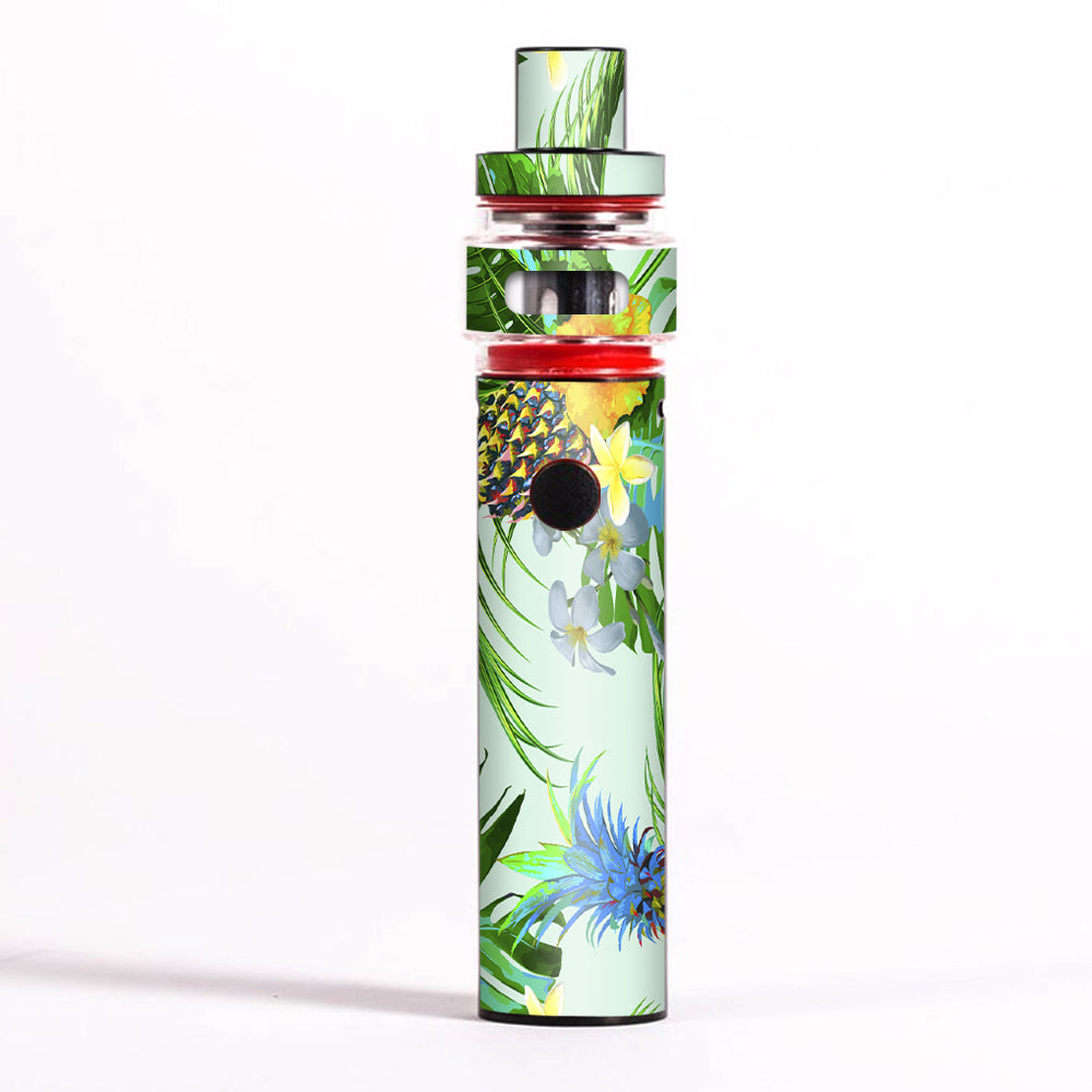 Skin Decal for Smok Pen 22 Starter Light Edition Vape / tropical floral pattern pineapple palm trees itsaskin.com Skin Decal for Smok Pen 22 Starter Light Edition Vape / tropical floral pattern pineapple palm trees itsaskin.com