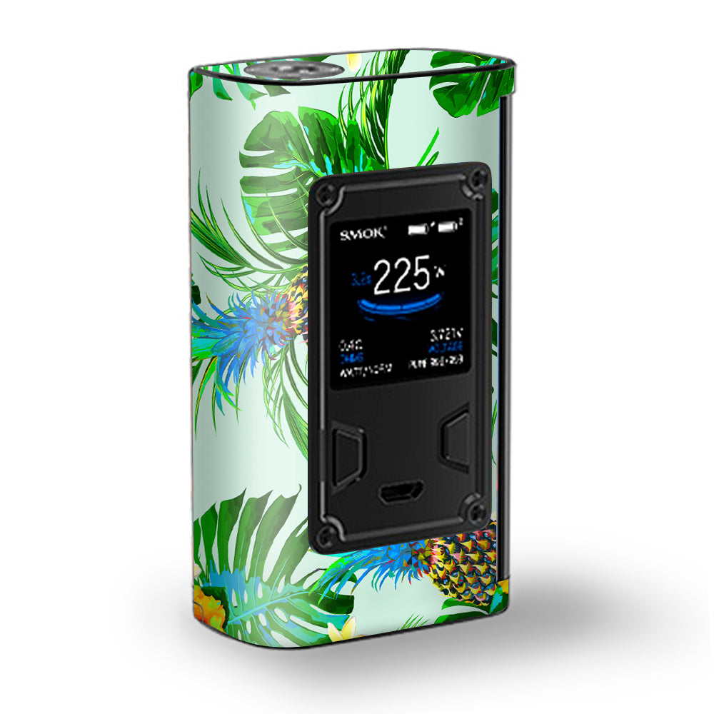  Tropical Floral Pattern Pineapple Palm Trees Majesty Smok Skin