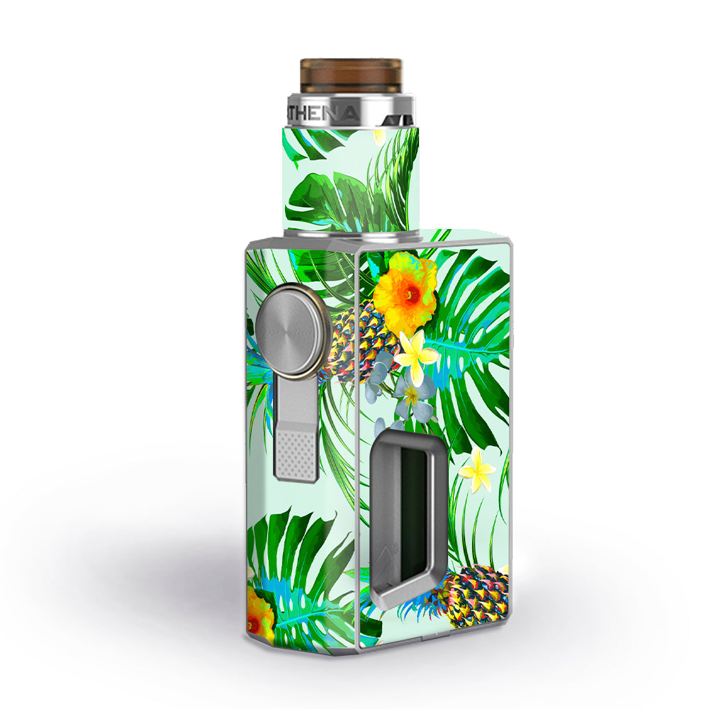  Tropical Floral Pattern Pineapple Palm Trees Geekvape Athena Squonk Skin