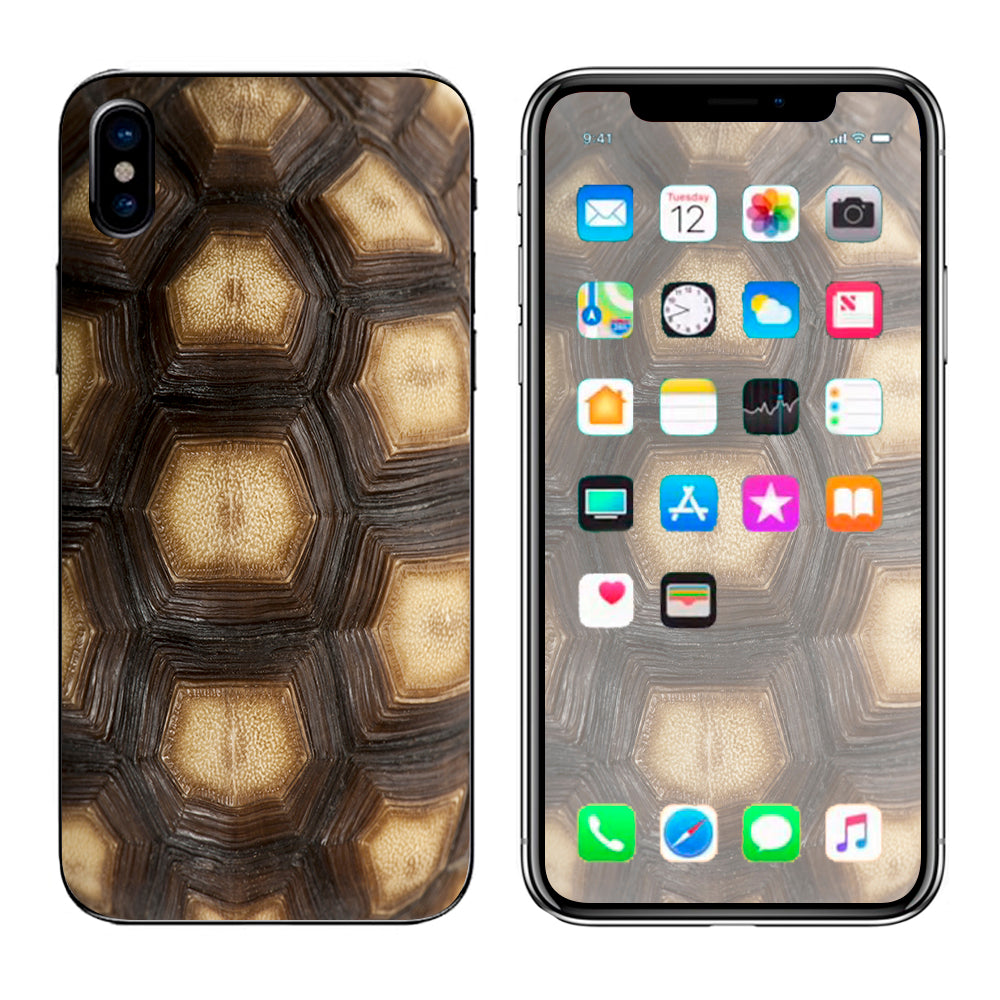  Turtle Shell Sea Desert Tortoise  Apple iPhone X Skin