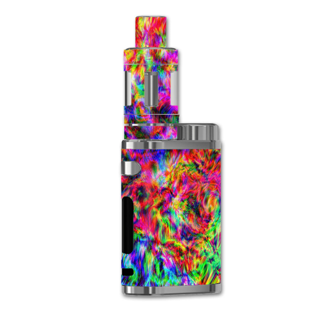  Tye Dye Fibers Felt Tie Die Colorful eLeaf iStick Pico 75w Skin