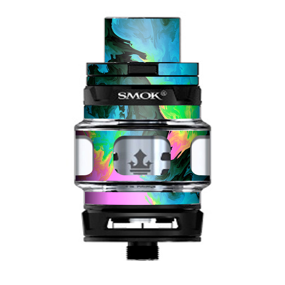  Water Colors Trippy Abstract Pastel Preppy Prince TFV12 Tank Smok Skin