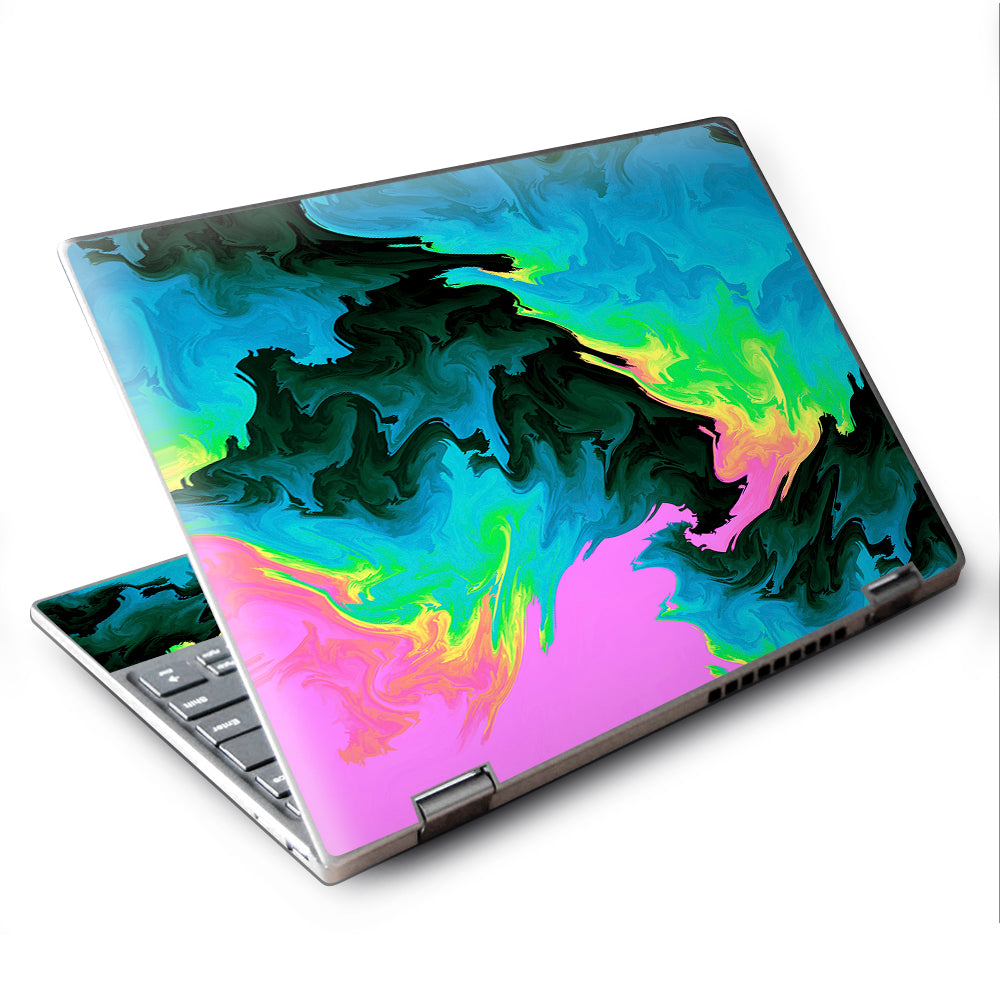  Water Colors Trippy Abstract Pastel Preppy Lenovo Yoga 710 11.6" Skin
