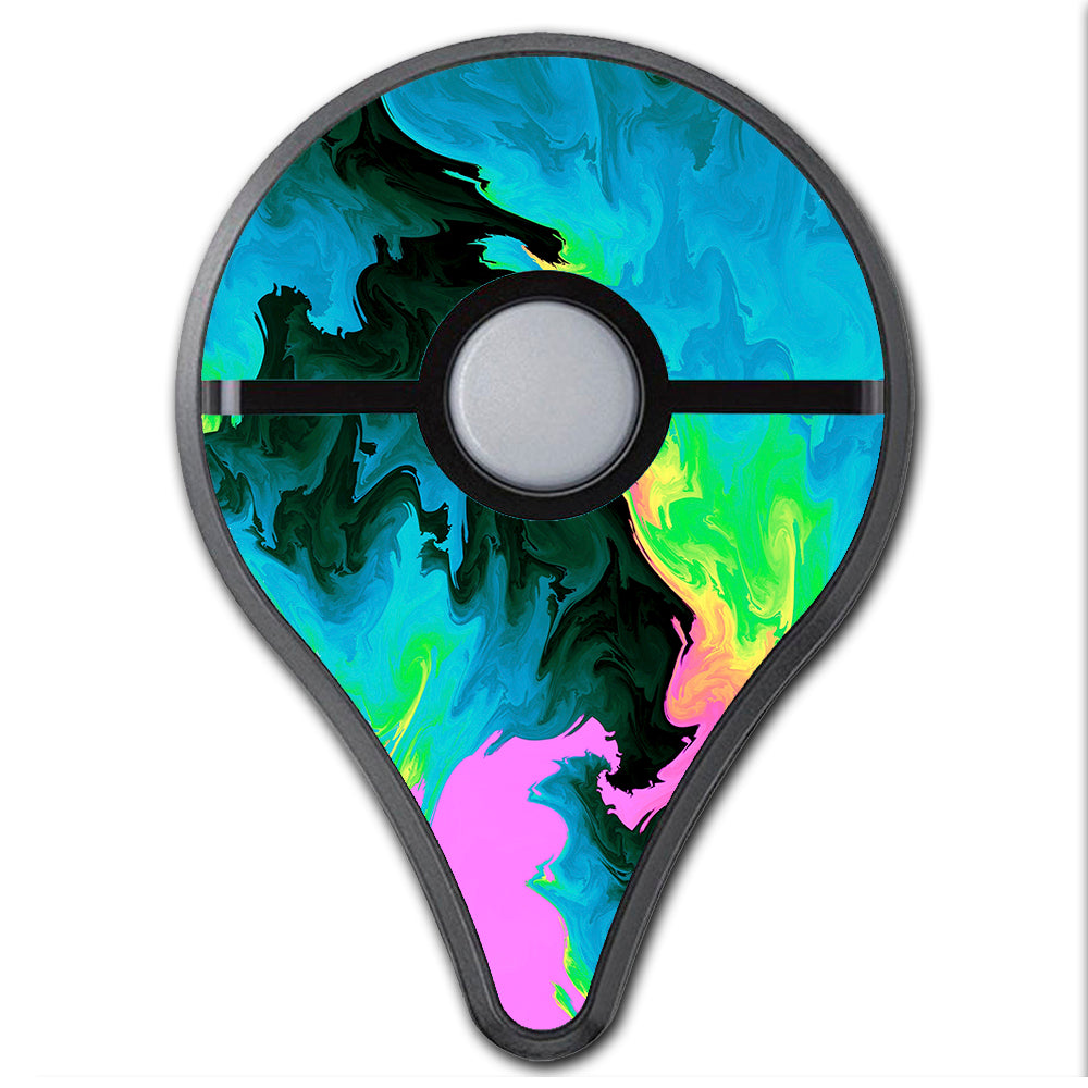 Skins Decals For Pokemon Go Plus (2-Pack) Cover / Abstract Blue Vortex