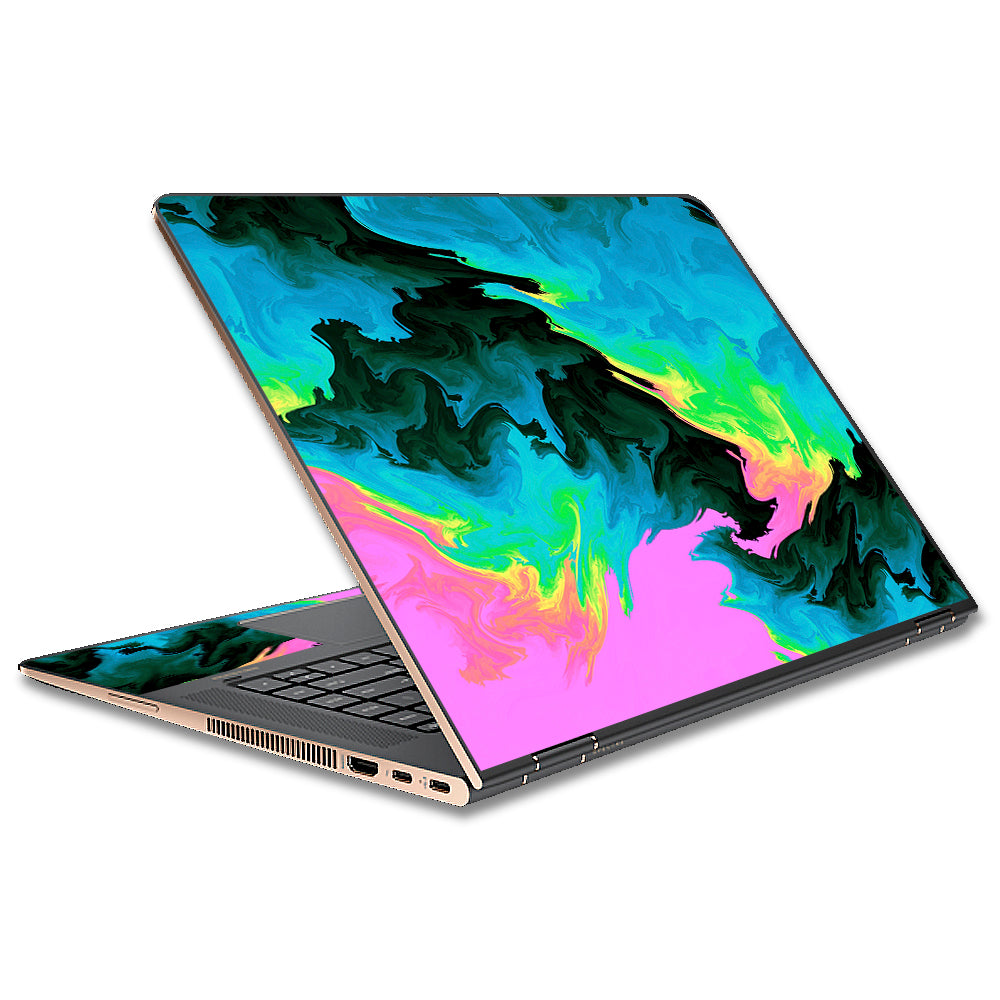  Water Colors Trippy Abstract Pastel Preppy HP Spectre x360 13t Skin