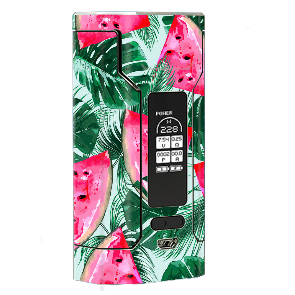 vape predator Watermelon Pattern Palm Wismec Predator 228W Skin