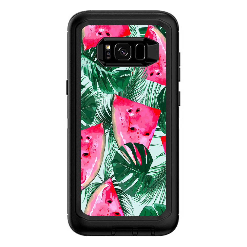  Watermelon Pattern Palm Otterbox Defender Samsung Galaxy S8 Plus Skin