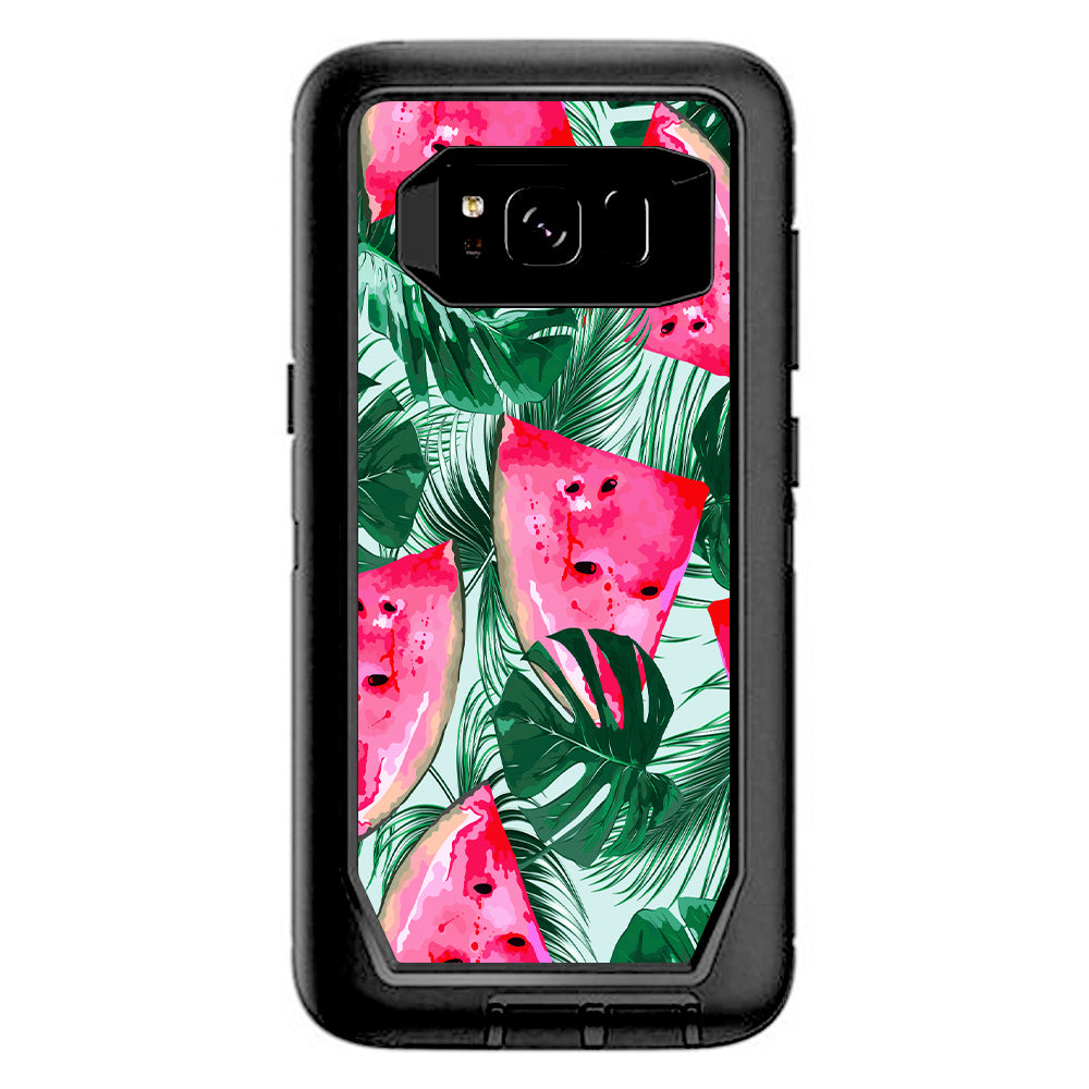  Watermelon Pattern Palm Otterbox Defender Samsung Galaxy S8 Skin