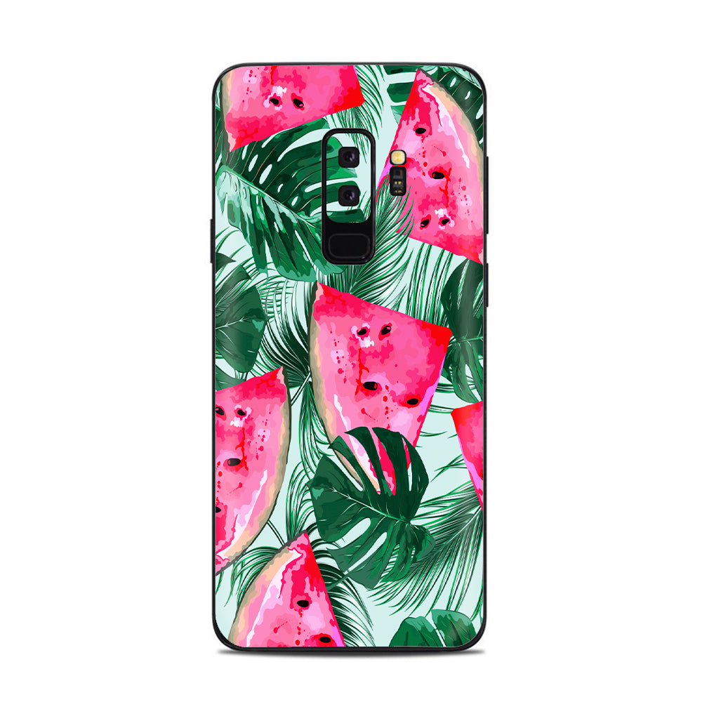  Watermelon Pattern Palm Samsung Galaxy S9 Plus Skin