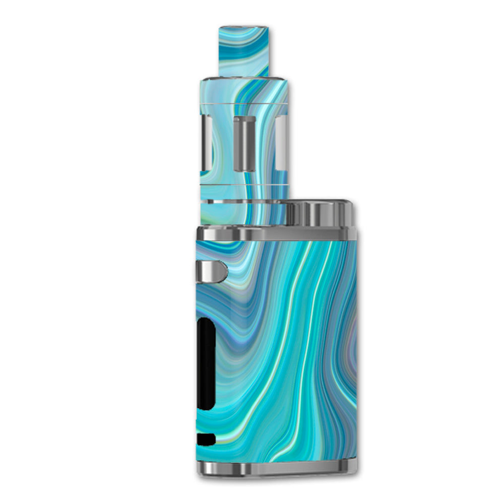  Blue Glass Marble Stone Geode eLeaf iStick Pico 75w Skin