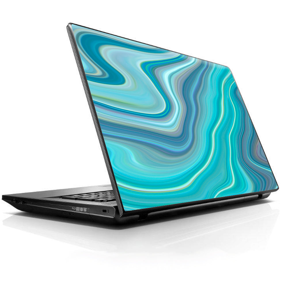  Blue Glass Marble Stone Geode HP Dell Compaq Mac Asus Acer 13 to 16 inch Skin
