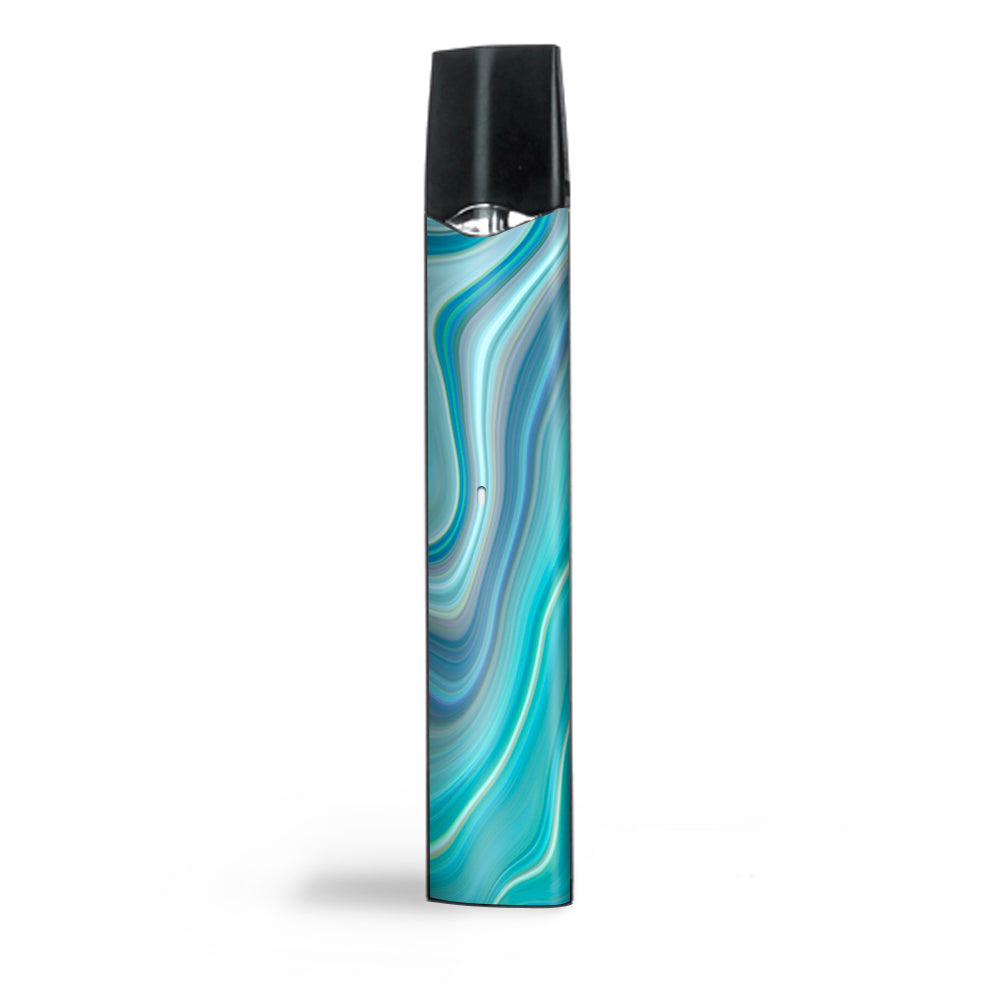  Blue Glass Marble Stone Geode Smok Infinix Ultra Portable Skin