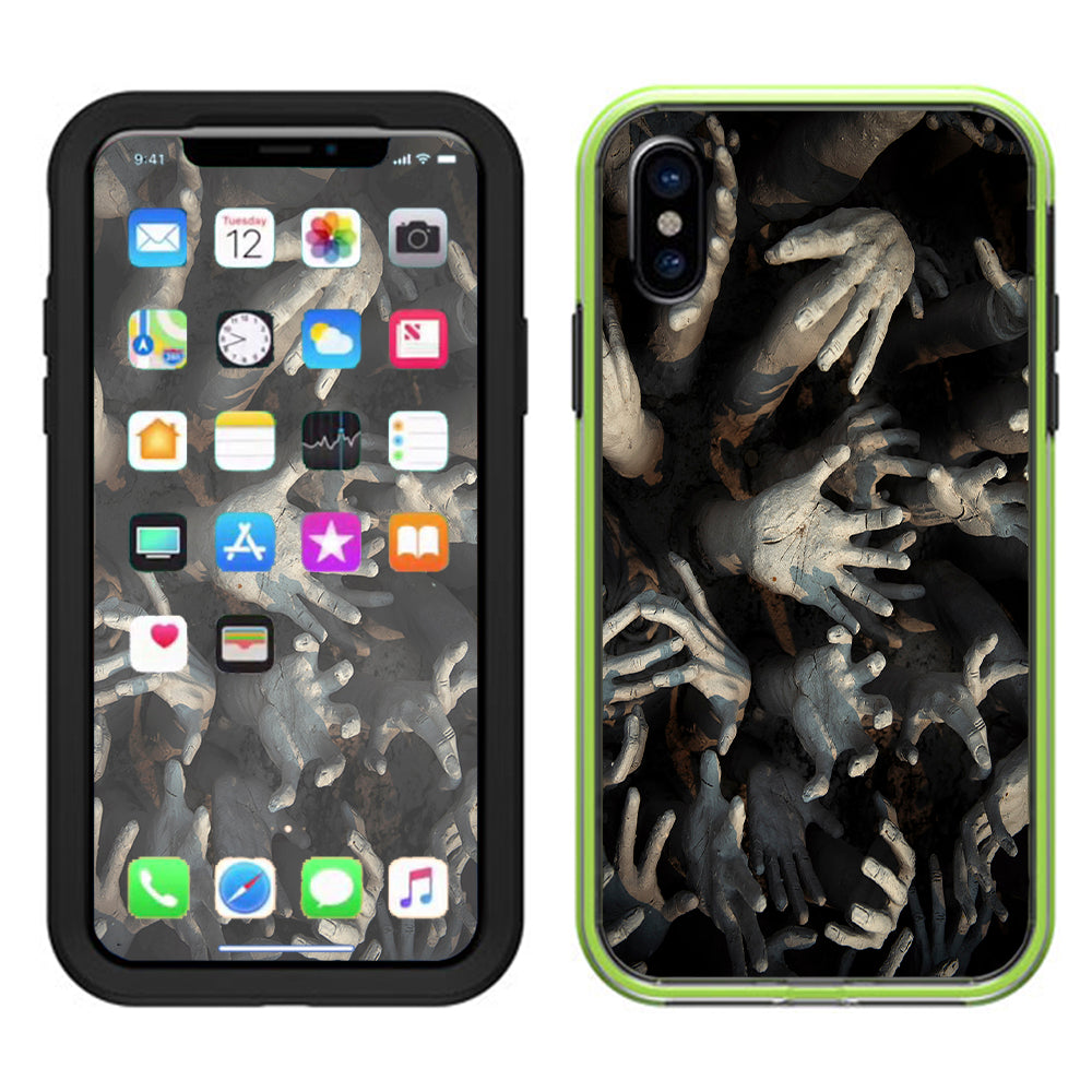  Zombie Hands Dead Trapped Walking Lifeproof Slam Case iPhone X Skin