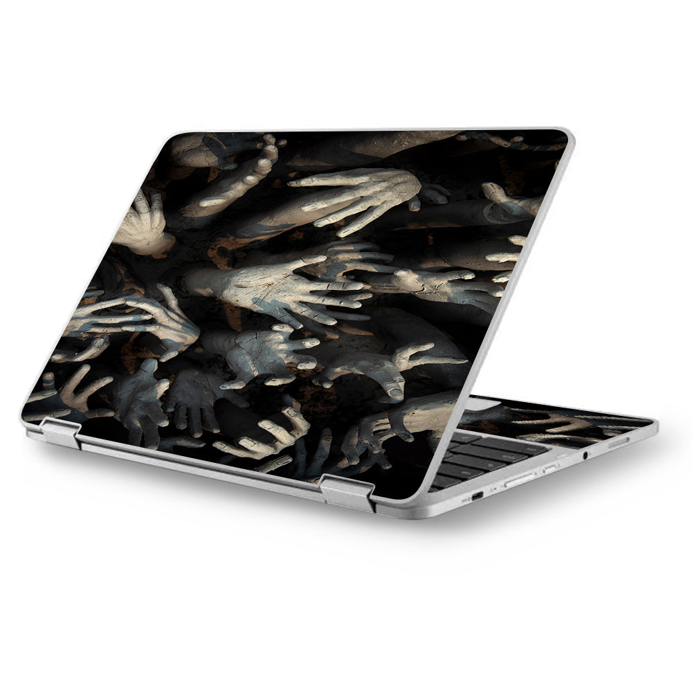  Zombie Hands Dead Trapped Walking Asus Chromebook Flip 12.5" Skin